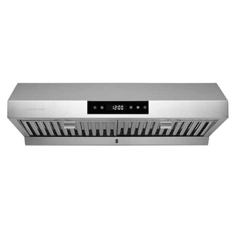 hauslane uc-ps18 under cabinet range hood stainless steel|hauslane range hood home depot.